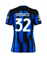 Inter Milan Federico Dimarco #32 Domácí Dres pro Dámské 2023-24 Krátký Rukáv